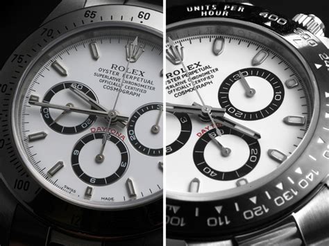 Face Off: Rolex Daytona Steel vs Ceramic Bezel.